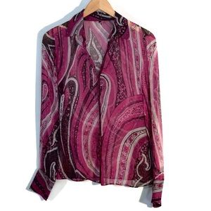 💯 % Silk Tahari Beautiful Blouse